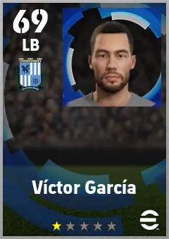 Victor Garcia eFootball 2026 player card — 69 OVR LB