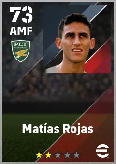 Matias Rojas eFootball 2026 player card — 73 OVR AMF