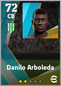 Danilo Arboleda eFootball 2026 player card — 72 OVR CB