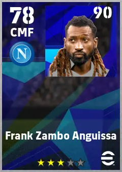 Frank Zambo Anguissa eFootball 2026 player card — 78 OVR CMF