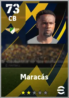 Maracas eFootball 2026 player card — 73 OVR CB