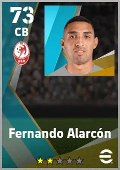 Fernando Alarcon eFootball 2026 player card — 73 OVR CB