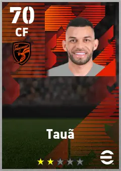 Taua eFootball 2026 player card — 70 OVR CF