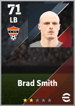 Brad Smith eFootball 2026 player card — 71 OVR LB
