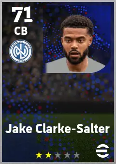Jake Clarke-Salter eFootball 2026 player card — 71 OVR CB