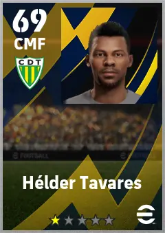 Helder Tavares eFootball 2026 player card — 69 OVR CMF