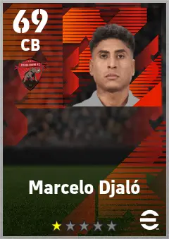 Marcelo Djalo eFootball 2026 player card — 69 OVR CB