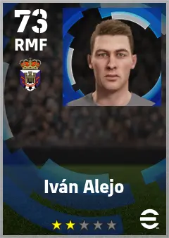 Ivan Alejo eFootball 2026 player card — 73 OVR RMF