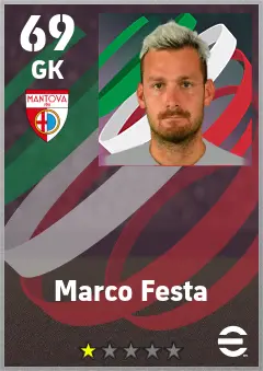 Marco Festa eFootball 2026 player card — 69 OVR GK