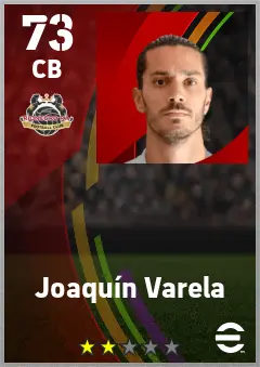 Joaquin Varela eFootball 2026 player card — 73 OVR CB