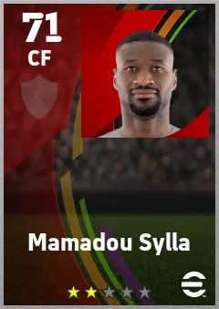 Mamadou Sylla eFootball 2026 player card — 71 OVR CF