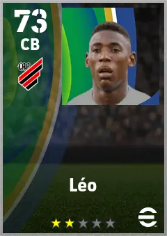 Leo eFootball 2026 player card — 73 OVR CB