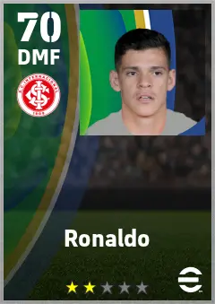 Ronaldo eFootball 2026 player card — 70 OVR DMF