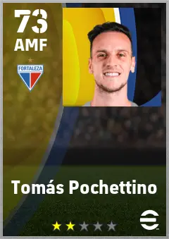 Tomas Pochettino eFootball 2026 player card — 73 OVR AMF