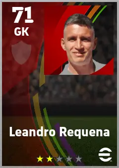 Leandro Requena eFootball 2026 player card — 71 OVR GK