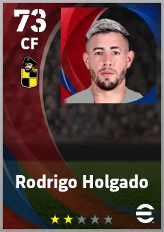 Rodrigo Holgado eFootball 2026 player card — 73 OVR CF