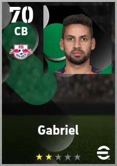 Gabriel eFootball 2026 player card — 70 OVR CB
