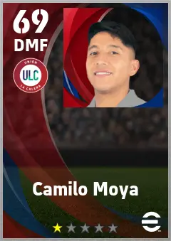 Camilo Moya eFootball 2026 player card — 69 OVR DMF