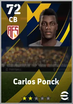 Carlos Ponck eFootball 2026 player card — 72 OVR CB