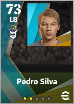 Pedro Silva eFootball 2026 player card — 73 OVR LB