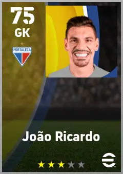 Joao Ricardo eFootball 2026 player card — 75 OVR GK