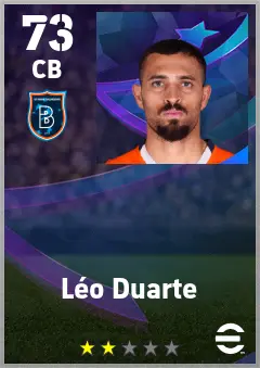 Leo Duarte eFootball 2026 player card — 73 OVR CB