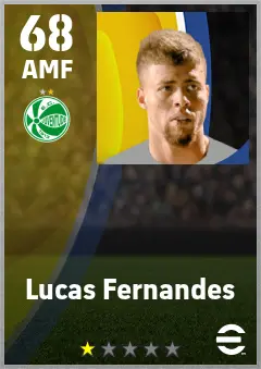 Lucas Fernandes eFootball 2026 player card — 68 OVR AMF
