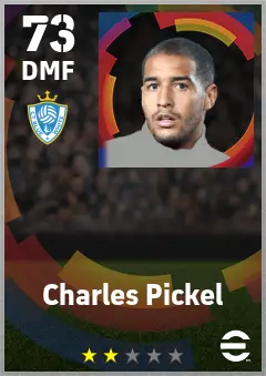 Charles Pickel eFootball 2026 player card — 73 OVR DMF