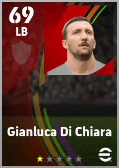 Gianluca Di Chiara eFootball 2026 player card — 69 OVR LB