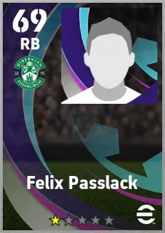 Felix Passlack eFootball 2026 player card — 69 OVR RB