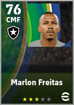 Marlon Freitas eFootball 2026 player card — 76 OVR CMF
