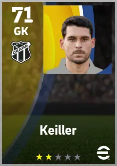 Keiller eFootball 2026 player card — 71 OVR GK