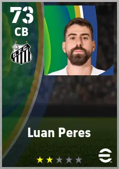 Luan Peres eFootball 2026 player card — 73 OVR CB
