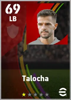 Talocha eFootball 2026 player card — 69 OVR LB