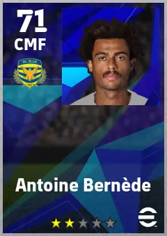 Antoine Bernede eFootball 2026 player card — 71 OVR CMF