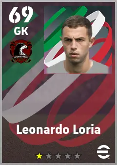 Leonardo Loria eFootball 2026 player card — 69 OVR GK