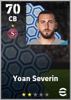 Yoan Severin eFootball 2026 player card — 70 OVR CB
