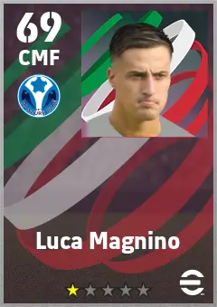 Luca Magnino eFootball 2026 player card — 69 OVR CMF