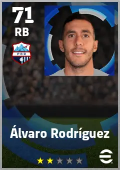 Alvaro Rodriguez eFootball 2026 player card — 71 OVR RB