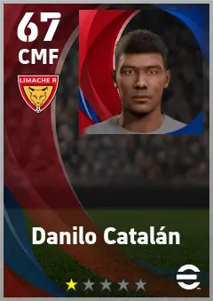 Danilo Catalan eFootball 2026 player card — 67 OVR CMF