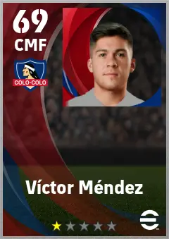 Victor Mendez eFootball 2026 player card — 69 OVR CMF