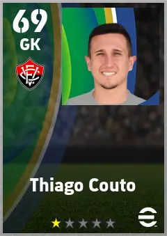Thiago Couto eFootball 2026 player card — 69 OVR GK
