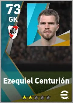 Ezequiel Centurion eFootball 2026 player card — 73 OVR GK