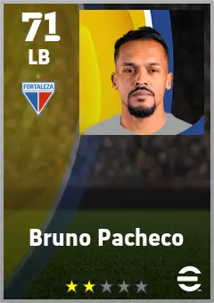 Bruno Pacheco eFootball 2026 player card — 71 OVR LB