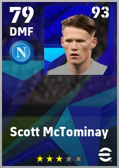 Scott McTominay eFootball 2026 player card — 79 OVR DMF