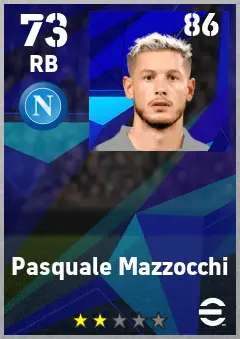 Pasquale Mazzocchi eFootball 2026 player card — 73 OVR RB