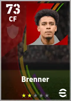 Brenner eFootball 2026 player card — 73 OVR CF