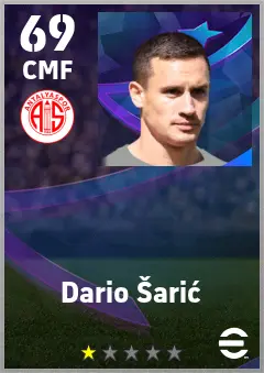 Dario Saric eFootball 2026 player card — 69 OVR CMF