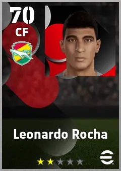 Leonardo Rocha eFootball 2026 player card, 70 OVR CF