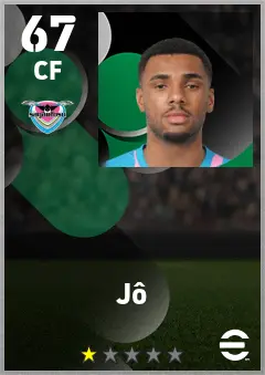 Jo eFootball 2026 player card — 67 OVR CF